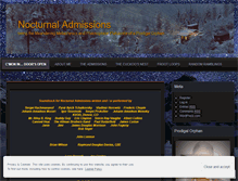 Tablet Screenshot of nocturnaladmissions.net